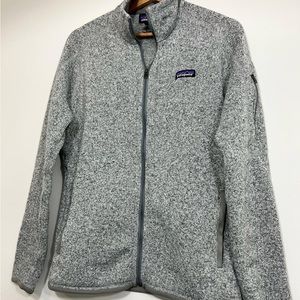 Grey Patagonia Zip up jacket